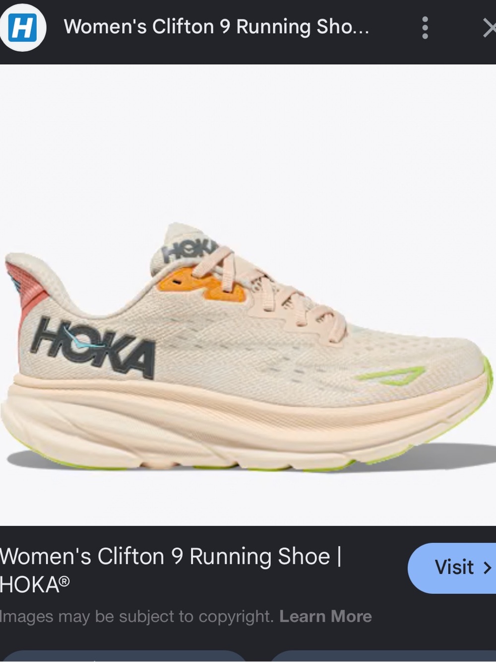 HOKA Clifton 9 running shoes